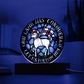 Lamb og God Agnus Dei Acrylic Circle Plaque