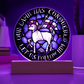 Lamb og God Agnus Dei Acrylic Circle Plaque