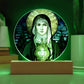 Saint Clare of Assisi Acrylic Circle Plaque