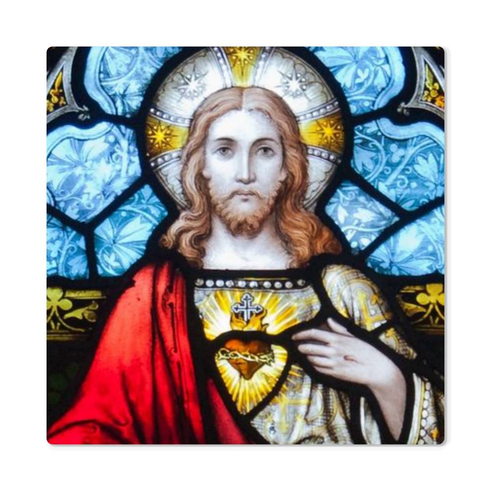 Sacred Heart of Jesus Christ metal print