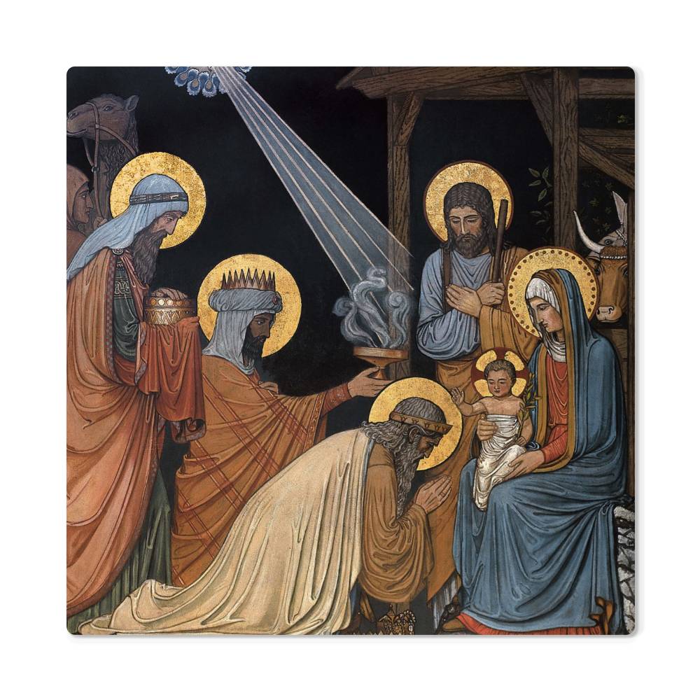 Biblical Magi, Three Wise Men, Three Kings, Three Magi metal print