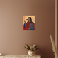 Saint Christopher Dog Head Orthodox icon High Gloss Metal Art Print
