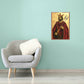Saint Edmund The Martyr The King of East Anglia high gloss metal print 12x18''