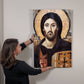 Christ Pantocratot of Sinai Orthodox Icon Metal Art Print