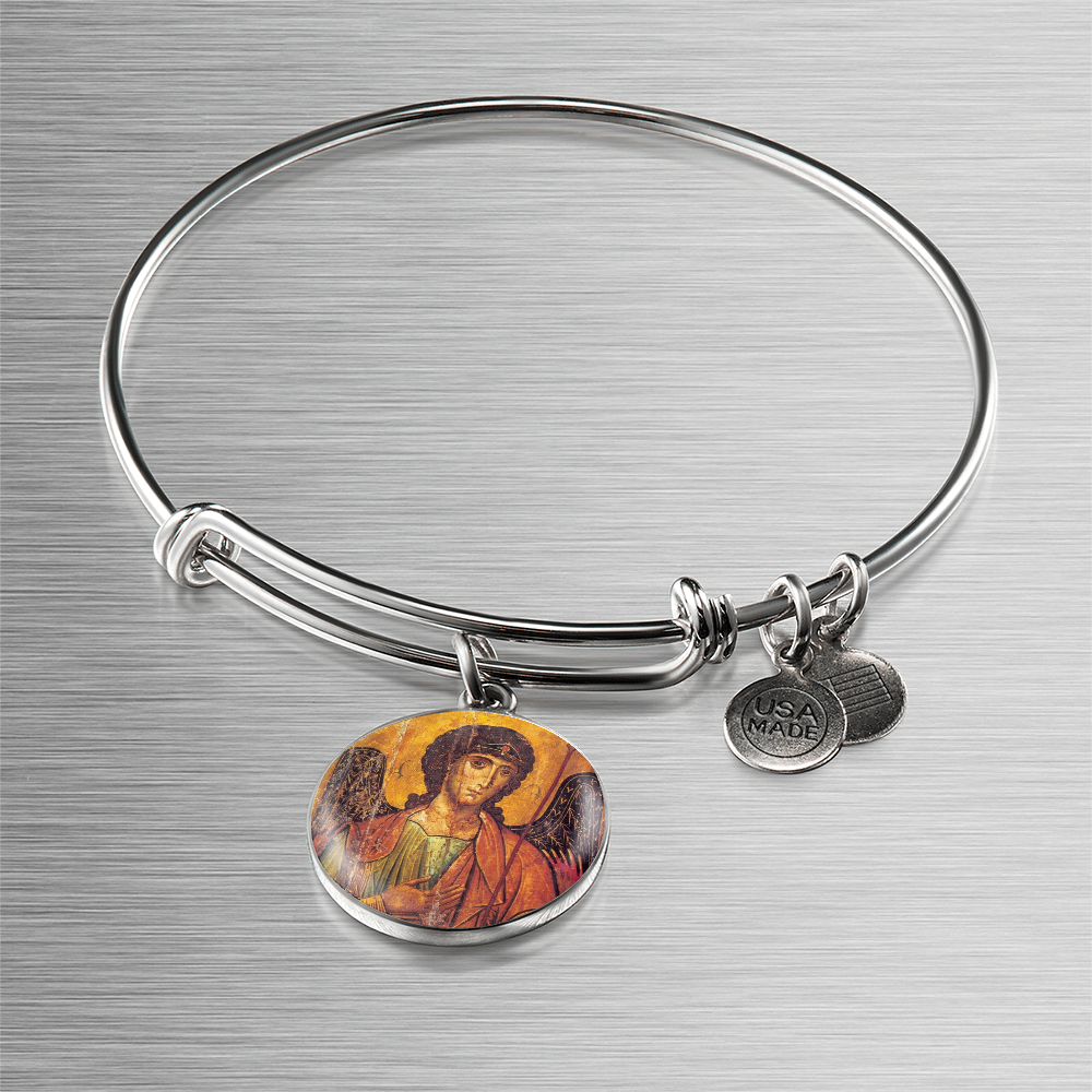 Archangel Michael bangle bracelet