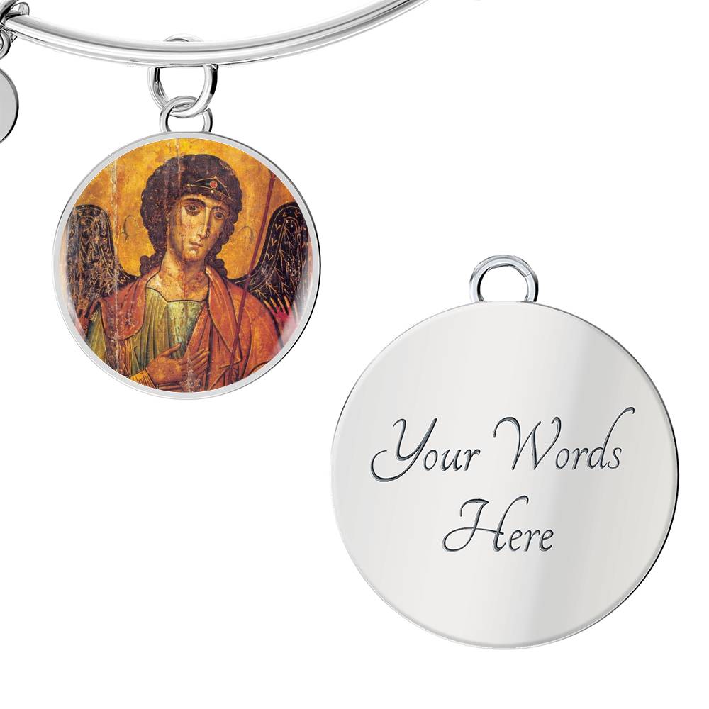 Archangel Michael bangle bracelet