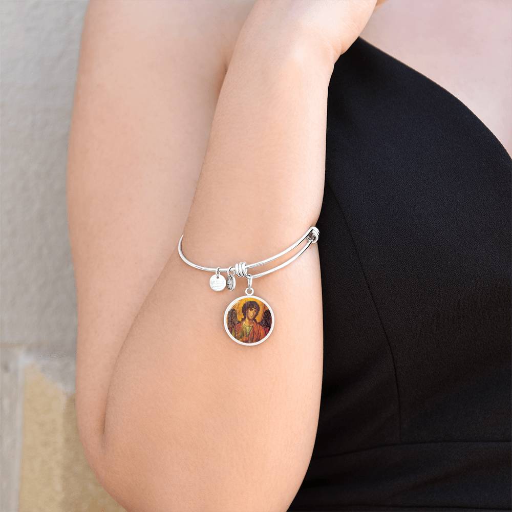 Archangel Michael bangle bracelet