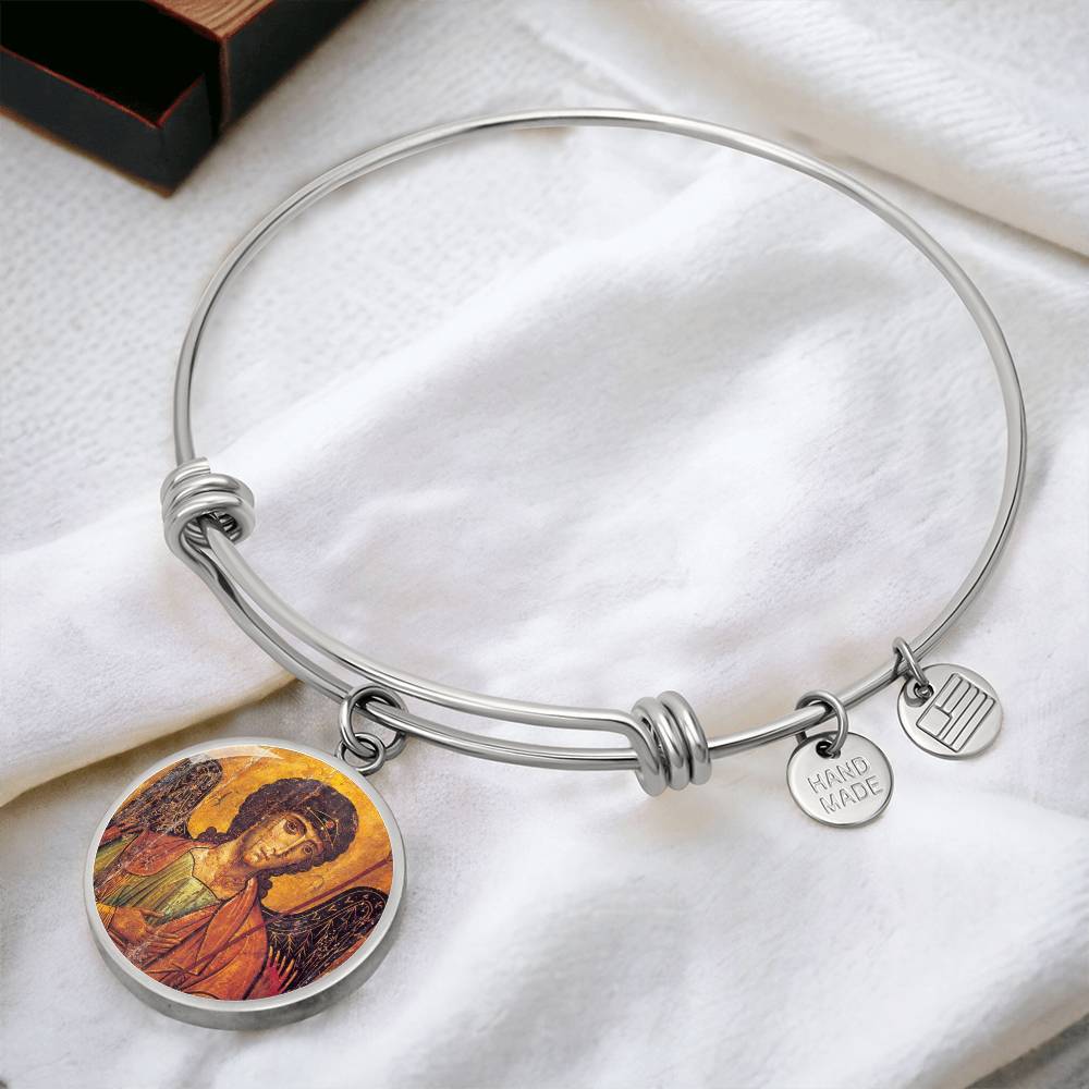Archangel Michael bangle bracelet