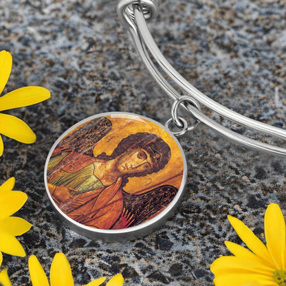 Archangel Michael bangle bracelet