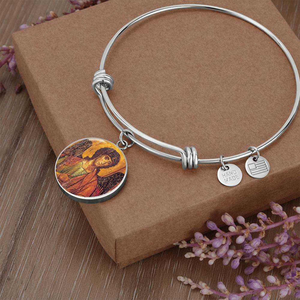Archangel Michael bangle bracelet