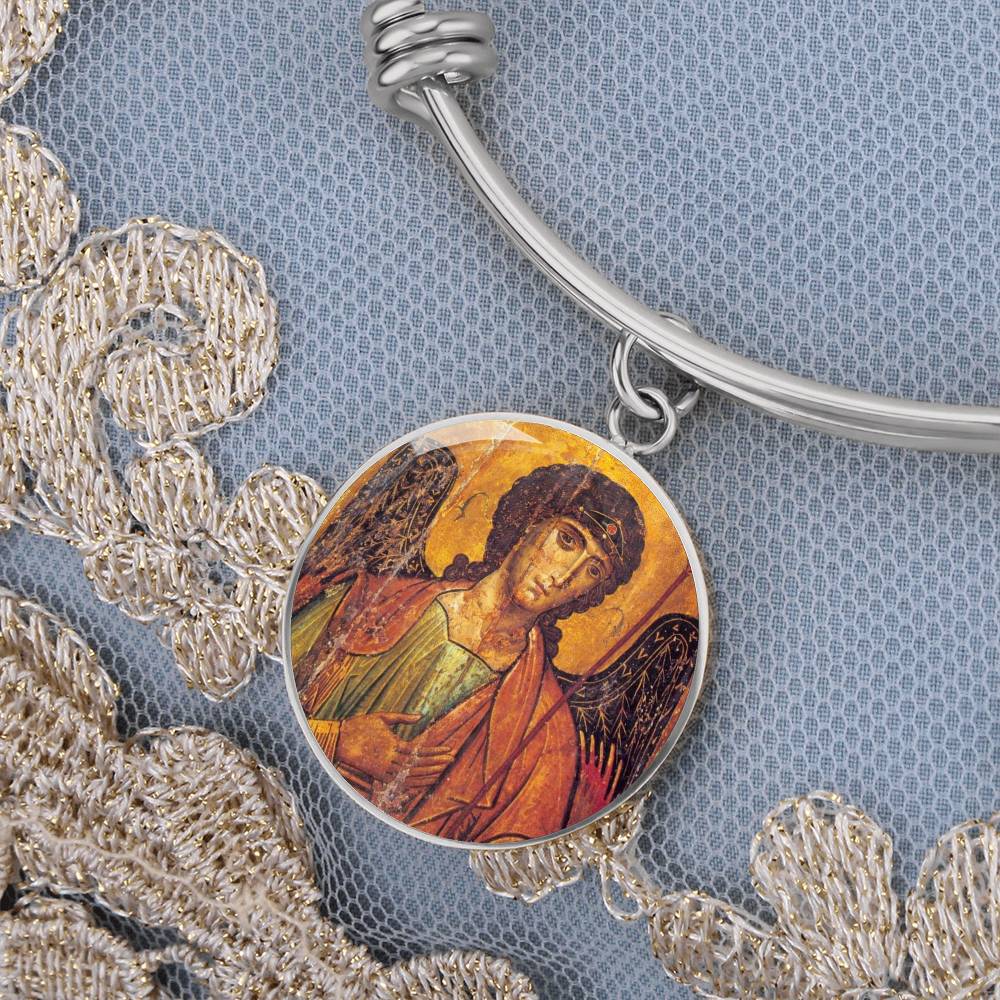 Archangel Michael bangle bracelet