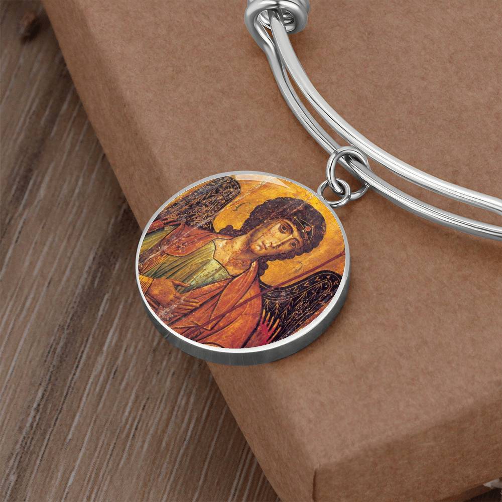 Archangel Michael bangle bracelet