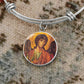 Archangel Michael bangle bracelet