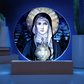Saint Clare of Assisi Acrylic Circle Plaque