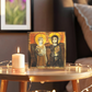 Christ and Abbot Menas Orthodox icon Acrylic Block