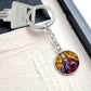 the-sacred heart of jesus christ pendant necklace_artwork_original_artwork Graphic Circle Keychain NEW