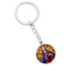 the-sacred heart of jesus christ pendant necklace_artwork_original_artwork Graphic Circle Keychain NEW