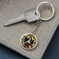 Saint Therese of Avila Circle Keychain
