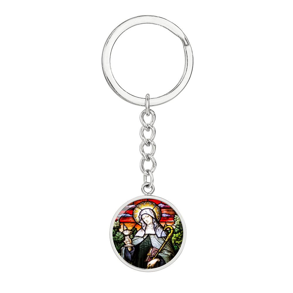 St Brigid of Ireland keychain