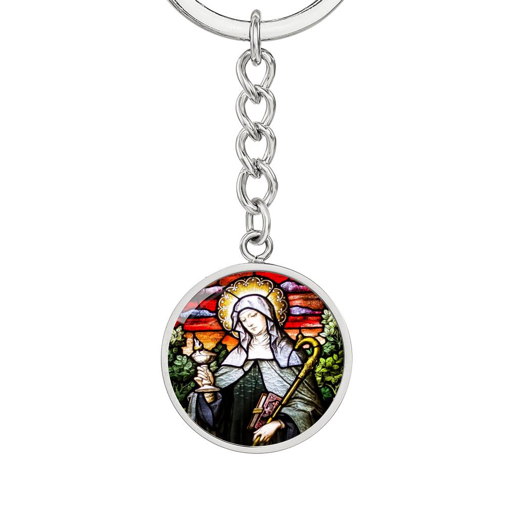 St Brigid of Ireland keychain