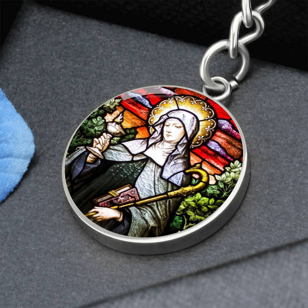 St Brigid of Ireland keychain