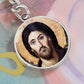 Jesus Christ Pantocrator Sinai Circle Keychain