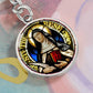 Saint Therese of Avila Circle Keychain