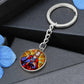 the-sacred heart of jesus christ pendant necklace_artwork_original_artwork Graphic Circle Keychain NEW