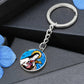 saint-therese of lisieux circle pendant necklace_artwork_original_artwork Graphic Circle Keychain NEW