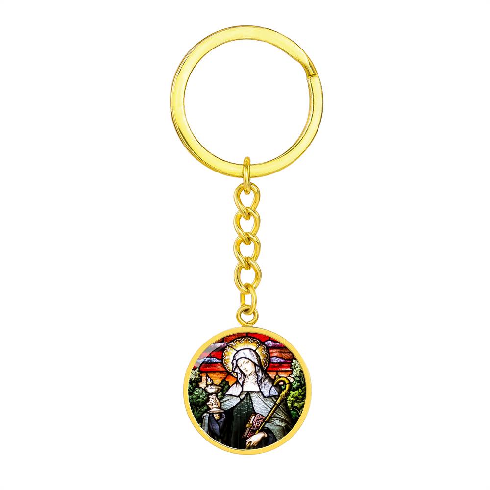 St Brigid of Ireland keychain