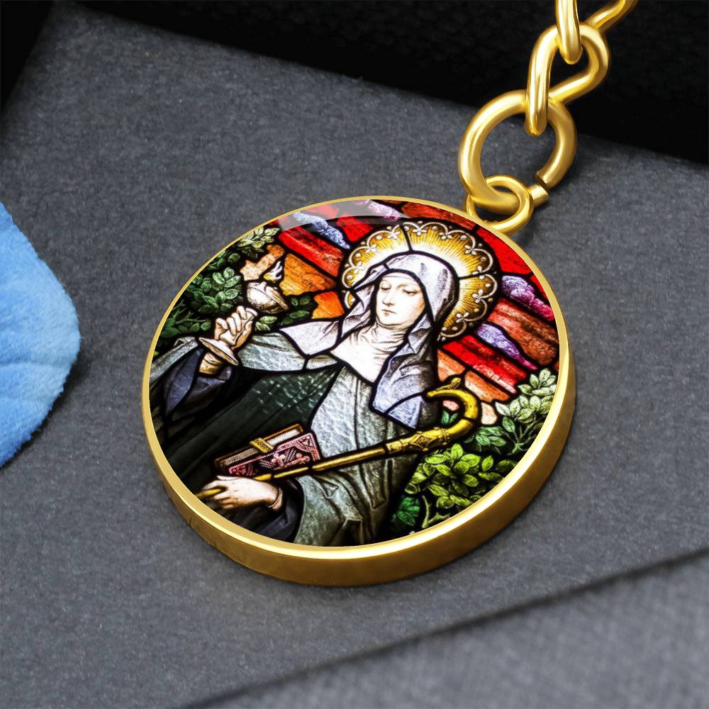 St Brigid of Ireland keychain