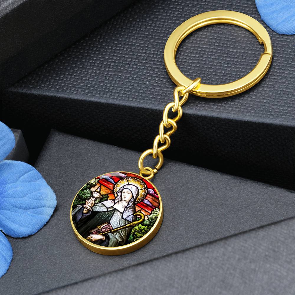 St Brigid of Ireland keychain