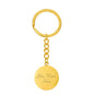 Saint Clare of Assisi luxury keychain