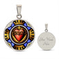 Sacred Heart of Jesus necklace medal pendant