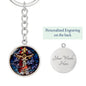 Holy Trinity pendant, Holy Trinity image, Trinity keychain, Godparent Gift, Godmother Gift, Godfather gift, Pastor Gift, Personalised gift