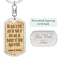All shall be well, Julian Divine Love, Divine Love Quote, Baptism Gift Boy, Godparent Gift, Godfather Gift, Pastor gift, Dog Tag Keychain
