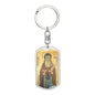 Saint Anthony Abbot, St Anthony of Desert, St Anthony of Egypt, Parton Saint Farmers, Patron Saint of Pets, Patron of Livestock, keychain