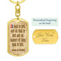 All shall be well, Julian Divine Love, Divine Love Quote, Baptism Gift Boy, Godparent Gift, Godfather Gift, Pastor gift, Dog Tag Keychain