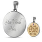 All shall be well, Julian Divine Love, Divine Love Quote, Baptism Gift Girl, Personalised Gift, Godparent Gift, Godmother Gift, Necklace