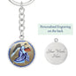 Guardian Angel gift, Guardian Angel medal, Personalised gift, Grandson gift, First Communion gift, Christian gift, Catholic gift, Keychain