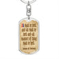 All shall be well, Julian Divine Love, Divine Love Quote, Baptism Gift Boy, Godparent Gift, Godfather Gift, Pastor gift, Dog Tag Keychain