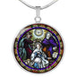 Coronation of Mary, Coronation of Virgin, Catholic Gift, Grandmother gift, Godmother gift, Personalised Gift, Blessed Virgin Mary necklace