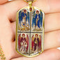 Archangels Michael, Arch Angel Michael, Personalised Gift, Archangel Gabriel, Archangel Raphael, Archangel Uriel military dog tag necklace