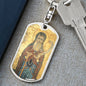Saint Anthony Abbot, St Anthony of Desert, St Anthony of Egypt, Parton Saint Farmers, Patron Saint of Pets, Patron of Livestock, keychain