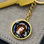 St Gabriel Archangel, Archangel Gabriel, Personalised Gift, Patron of Messengers, Postal Worker Gift, Pregnancy Gift, Pendant Keychain Gift