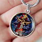 Holy Trinity pendant, Holy Trinity image, Trinity Necklace, Baptism Gift Girl, Baptism Gift Boy, Godparent Gift, Godmother Gift Pastor Gift