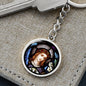 St Gabriel Archangel, Archangel Gabriel, Personalised Gift, Patron of Messengers, Postal Worker Gift, Pregnancy Gift, Pendant Keychain Gift
