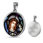 St Gabriel Archangel, Archangel Gabriel, Saint Gabriel Gift, Patron of Messengers, Pregnancy Gift, Personalised Gift, pendant necklace