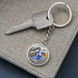 Guardian Angel gift, Guardian Angel medal, Personalised gift, Grandson gift, First Communion gift, Christian gift, Catholic gift, Keychain