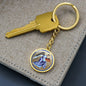 Guardian Angel gift, Guardian Angel medal, Personalised gift, Grandson gift, First Communion gift, Christian gift, Catholic gift, Keychain